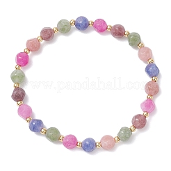 Natural Fluorite Beads Stretch Bracelets for Women&nbsp;BJEW-JB12242