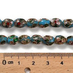 Handmade Cloisonne Beads&nbsp;CLB-F001-01B