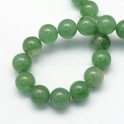 Natural Green Aventurine Round Beads Strands&nbsp;X-G-S150-6mm