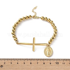 304 Stainless Steel Beaded Bracelets for Women&nbsp;LS-BJEW-Z133-02G