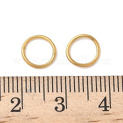 304 Stainless Steel Closed Jump Rings&nbsp;X-STAS-L300-001G