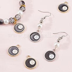 40Pcs 2 Colors Alloy Enamel Pendants&nbsp;FIND-SC0016-77