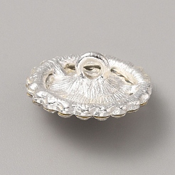 1-Hole Alloy Rhinestone Shank Buttons&nbsp;BUTT-WH0030-22