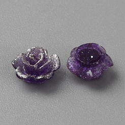 Resin with Glitter Powder Cabochons&nbsp;FIND-TAC0026-14A-02