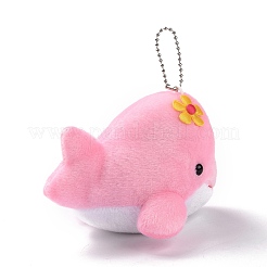 PP Cotton Mini Animal Plush Toys Dolphin Pendant Decoration&nbsp;LS-HJEW-C002-01A