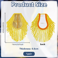 Cloth Tassel Shoulder Epaulettes&nbsp;DIY-WH0816-203C