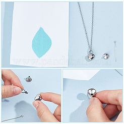 Stainless Steel Urn Ashes Necklace&nbsp;NJEW-CN0001-03P