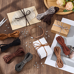 DIY Faux Suede Cord Bracelets & Necklace Making Kit&nbsp;DIY-CL0002-48