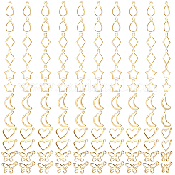 150Pcs 6 Styles 304 Stainless Steel Charms&nbsp;STAS-BBC0009-51