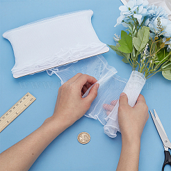 1Pc Polyester Ruffled Pleated Lace Trim Ribbon&nbsp;OCOR-HY0001-34