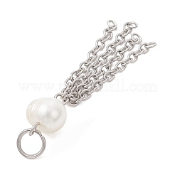 Natural Cultured Freshwater Pearl Pendants&nbsp;PALLOY-JF05010-02