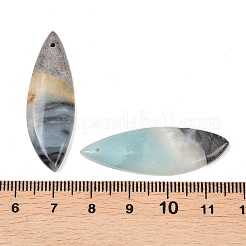 Natural Flower Amazonite Pendants&nbsp;G-K381-24B