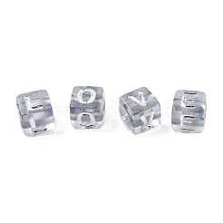 Transparent Plating Acrylic Beads&nbsp;TACR-N010-003B