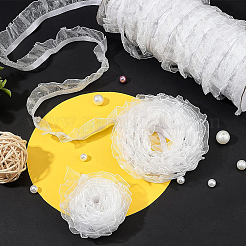 Chinlon Organza Elastic Lace Ribbon&nbsp;EC-WH0013-12A