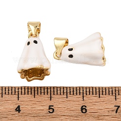 Brass Enamel Pendants&nbsp;KK-K408-41G