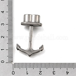 304 Stainless Steel Anchor Hook Clasps&nbsp;STAS-F356-11AS-02