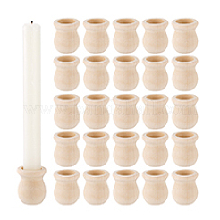 30Pcs Unfinished Blank Wooden Vase&nbsp;WOOD-PH0003-75