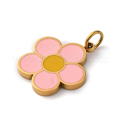 316 Surgical Stainless Steel Enamel Pendants&nbsp;STAS-K258-40A-G