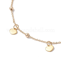 Brass Cable Chain Anklets&nbsp;AJEW-AN00601-03
