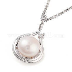 925 Sterling Silver Necklaces&nbsp;STER-Z009-12P