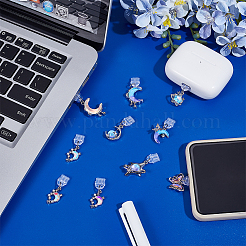 10Pcs 10 Styles PVC Mobile Dustproof Plugs&nbsp;HJEW-OC00167