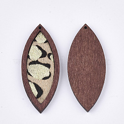 Eco-Friendly Cowhide Leather Big Pendants&nbsp;FIND-S301-34C-04