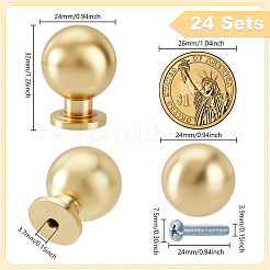 24Pcs Aluminum Cabinet Door Handle&nbsp;FIND-WA0001-13