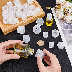 32Pcs 4 Styles Plastic Bottle Caps&nbsp;FIND-GF0008-56B