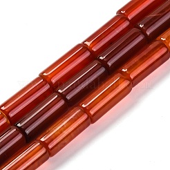 Dyed & Heated Natural Agate Beads Strands&nbsp;G-G177-H01-01A