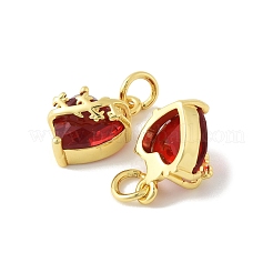 Brass & Glass Pendants&nbsp;KK-F900-02G
