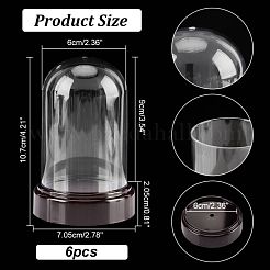 Plastic Dome Cover&nbsp;GLAA-WH0038-04B
