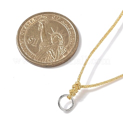 Adjustable Polyester Cord Necklace Making&nbsp;AJEW-JB01379-01