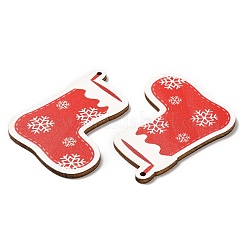 Single Face Printed Wood Big Pendants&nbsp;WOOD-D025-02