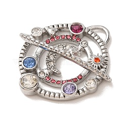 304 Stainless Steel Rhinestone Pendants&nbsp;RB-CBA9A37-03P-B