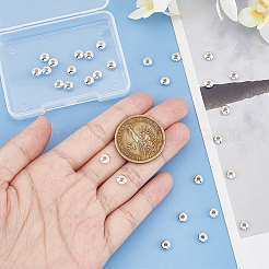 20Pcs 925 Sterling Silver Spacer Beads&nbsp;STER-BC0001-90