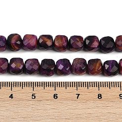 Natural Tiger Eye Dyed Beads Strands&nbsp;G-H028-A01-07A