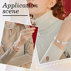 6Pcs 2 Colors 304 Stainless Steel Fold Over Clasps&nbsp;STAS-BBC0003-02