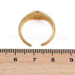 304 Stainless Steel Cuff Rings&nbsp;LS-RJEW-S651-01G