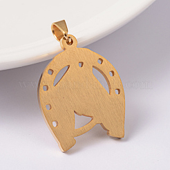 Horse 304 Stainless Steel Pendants&nbsp;STAS-M245-38
