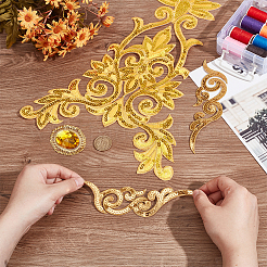 Polyester Embroidery Ornament Accessories&nbsp;DIY-NB0011-01