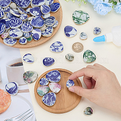 500G Porcelain Cabochons&nbsp;DIY-SP0007-77