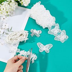 2 Yards 2 Styles Bowknot Lace Edge Trim Ribbon&nbsp;OCOR-NB0001-39