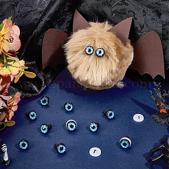 Glass Luminous Craft Doll Eye&nbsp;DIY-PH0030-39C