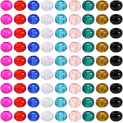 90Pcs 9 Colors Glass European Beads&nbsp;GLAA-PA0001-25