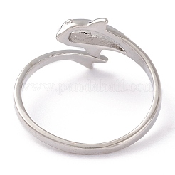 Brass Cuff Rings&nbsp;RJEW-P020-12P