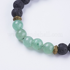 Adjustable Nylon Cord Braided Bead Bracelets&nbsp;BJEW-F308-57A