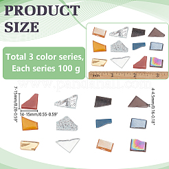 291Pcs 3 Colors Porcelain Mosaic Tiles&nbsp;PORC-WR0001-01B