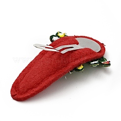 Glitter Christmas Tree Non Woven Fabric Snap Hair Clips&nbsp;PHAR-G006-02P