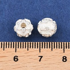 925 Sterling Silver Om Beads&nbsp;STER-T002-82S