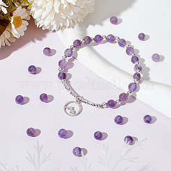 Natural Amethyst Beads Strands&nbsp;G-OC0001-63-6mm